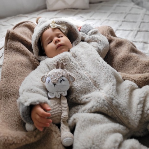 Zaffiro Jumpsuit 100% wool - Beige Sheep