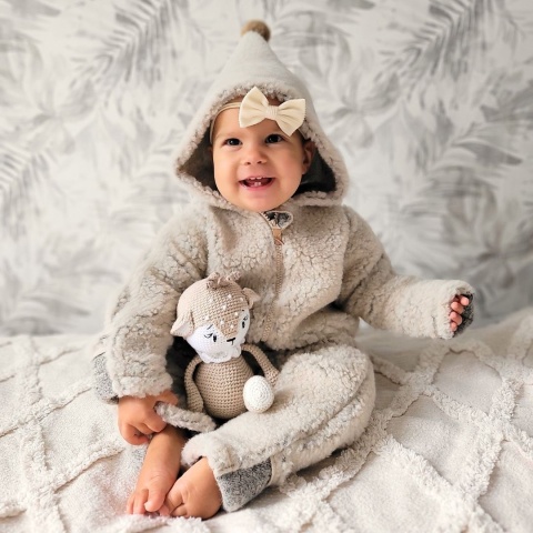 Zaffiro Jumpsuit 100% wool - Beige Sheep