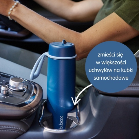 b.box Butelka termiczna ze stali nierdzewnej | składany ustnik 690 ml Blush Crush