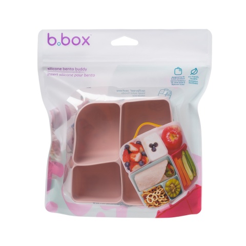 b.box Silikonowy wkład do lunchboxa z dodatkowymi przegródkami | Berry