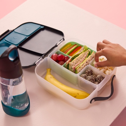b.box Silikonowy wkład do lunchboxa z dodatkowymi przegródkami | Forest