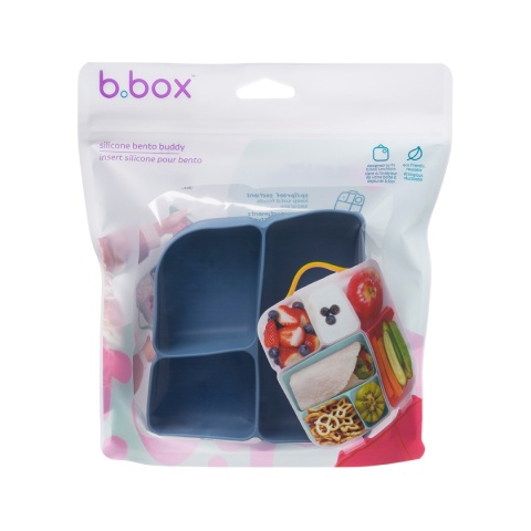 b.box Silikonowy wkład do lunchboxa z dodatkowymi przegródkami | Ocean