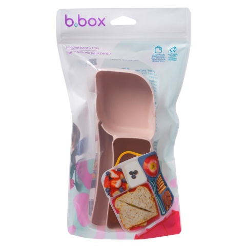 b.box Silikonowy wkład do lunchboxa z przegrodą na sztućce | Berry