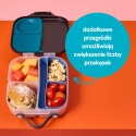 b.box Silikonowy wkład do mini lunchboxa z przegrodą na sztućce | Forest