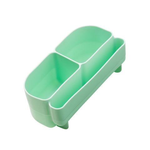 b.box Silikonowy wkład do mini lunchboxa z przegrodą na sztućce | Forest