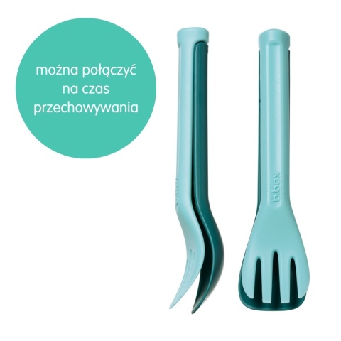 b.box sztućce do lunchboxa z łyżką i widelcem | 2 zestawy Horizon