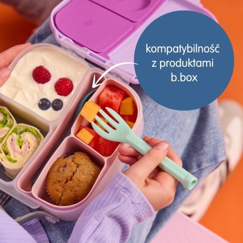 b.box sztućce do lunchboxa z łyżką i widelcem | 2 zestawy Twilight